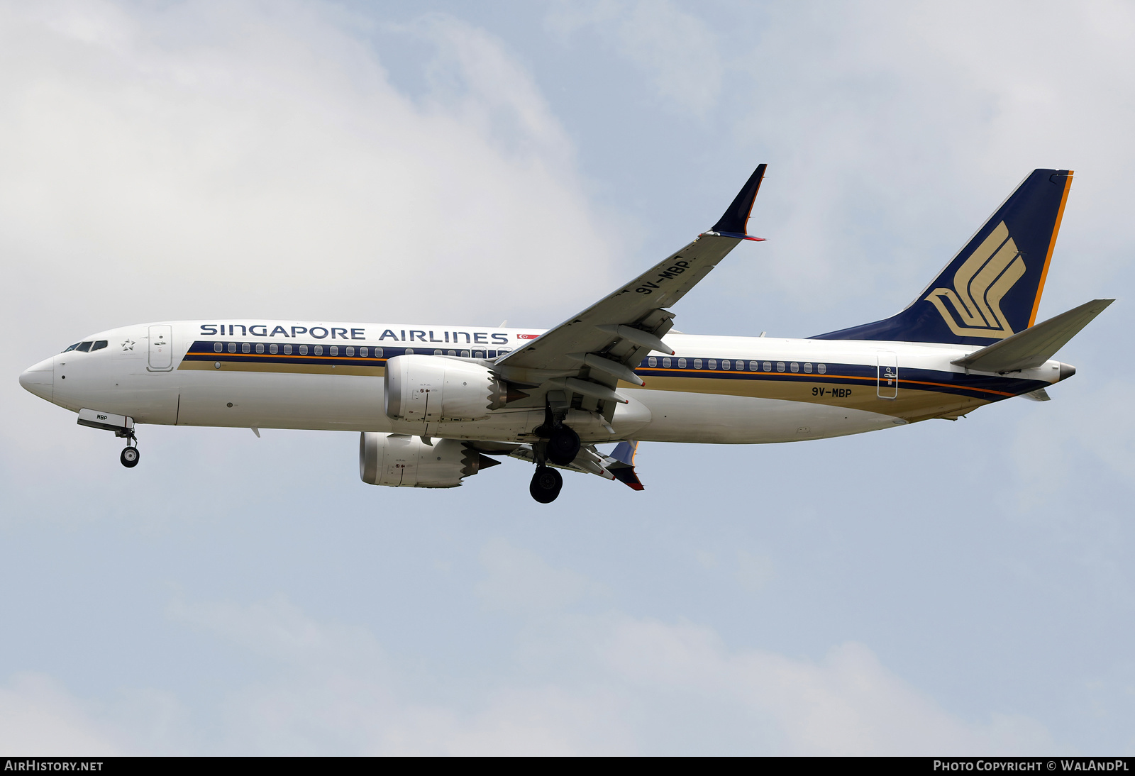 Aircraft Photo of 9V-MBP | Boeing 737-8 Max 8 | Singapore Airlines | AirHistory.net #668089