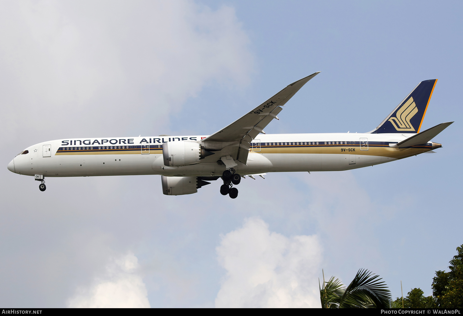 Aircraft Photo of 9V-SCK | Boeing 787-10 Dreamliner | Singapore Airlines | AirHistory.net #668091