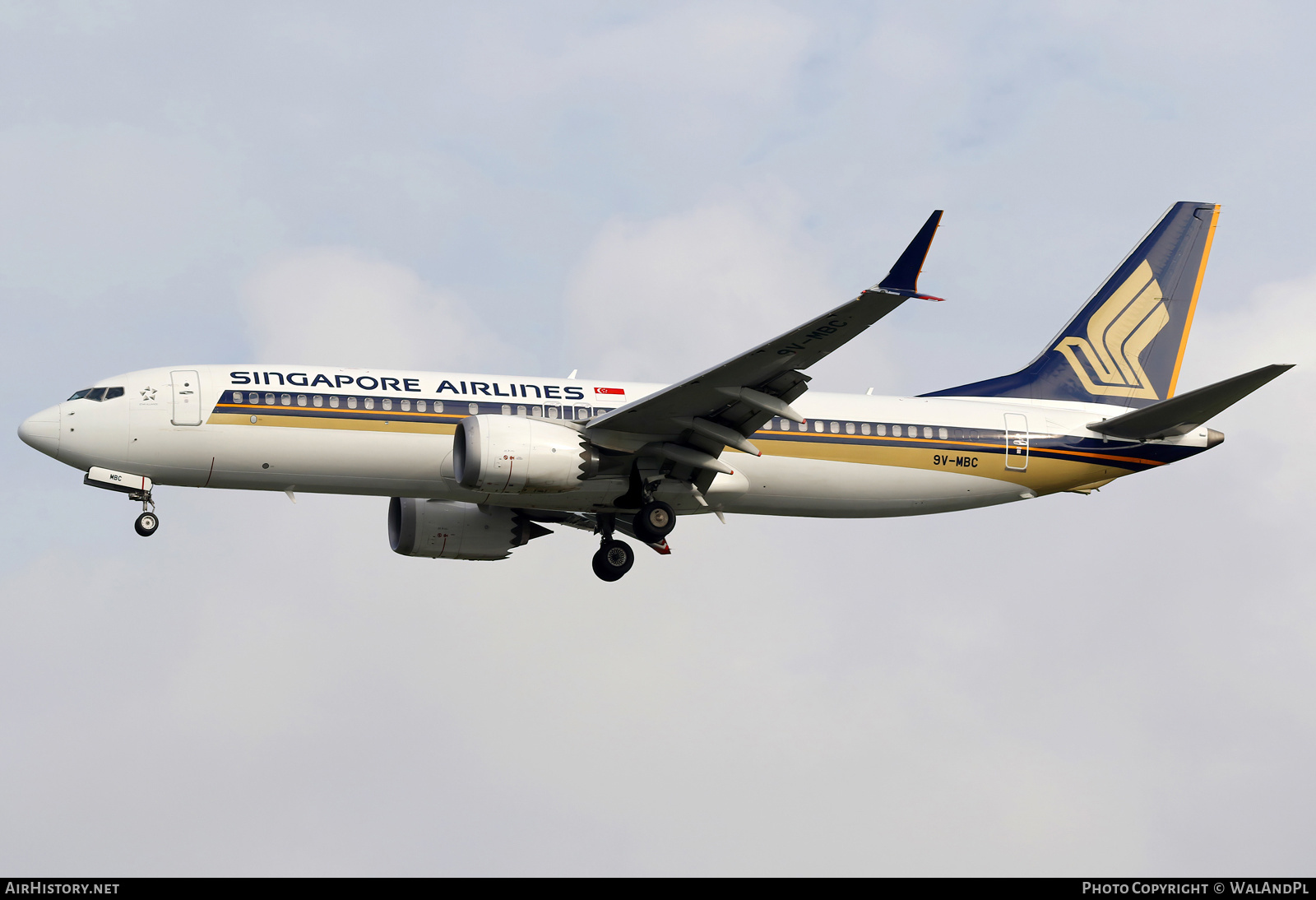 Aircraft Photo of 9V-MBC | Boeing 737-8 Max 8 | Singapore Airlines | AirHistory.net #668102