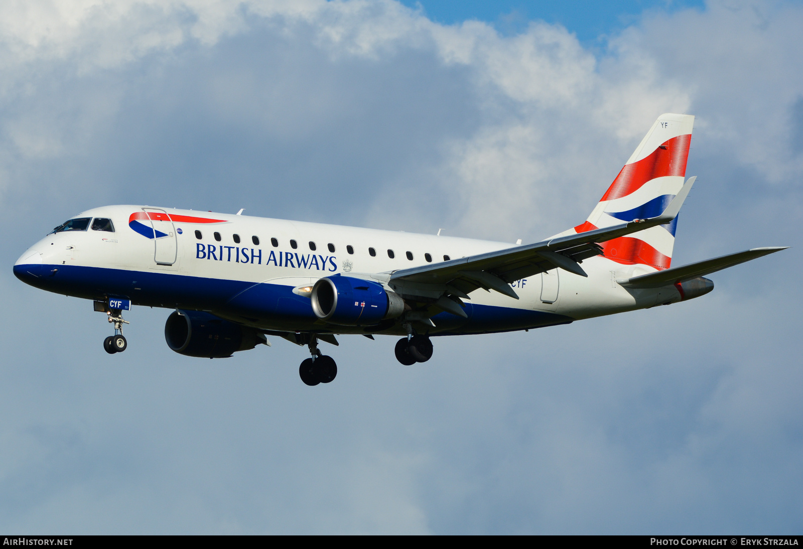 Aircraft Photo of G-LCYF | Embraer 170STD (ERJ-170-100STD) | British Airways | AirHistory.net #668107