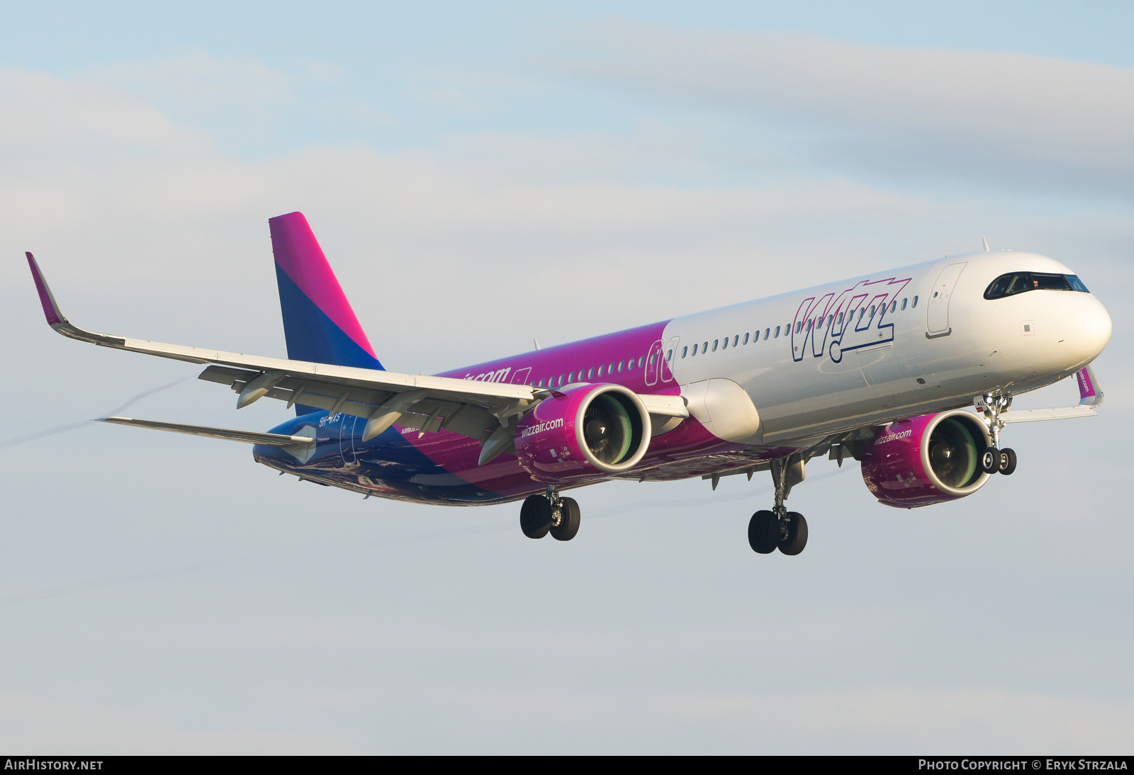 Aircraft Photo of 9H-WAS | Airbus A321-271NX | Wizz Air | AirHistory.net #668120