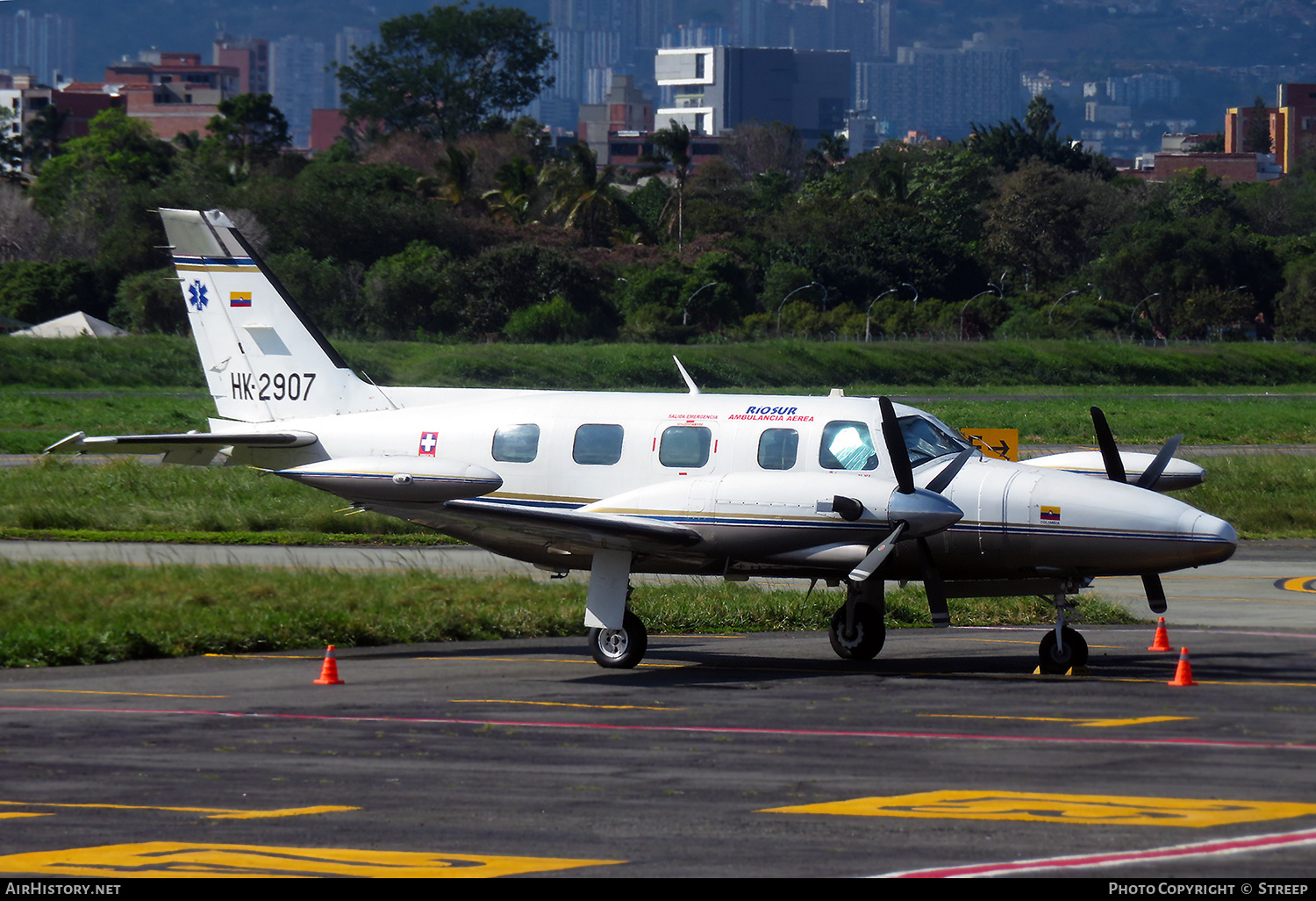 Aircraft Photo of HK-2907 | Piper PA-31T2-620 Cheyenne IIXL | Río Sur | AirHistory.net #668148