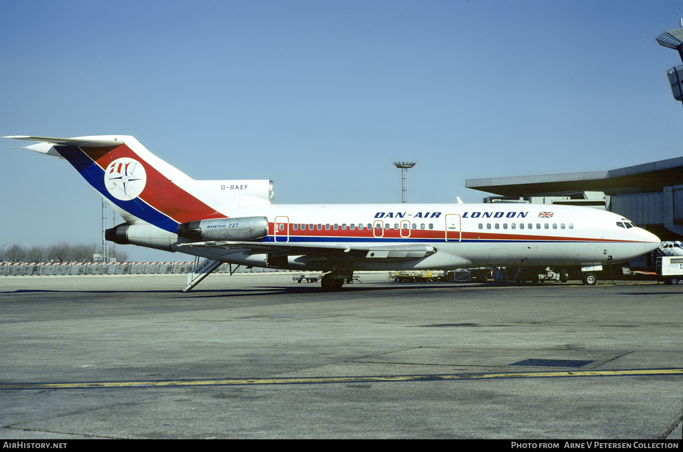 Aircraft Photo of G-BAEF | Boeing 727-46 | Dan-Air London | AirHistory.net #668157