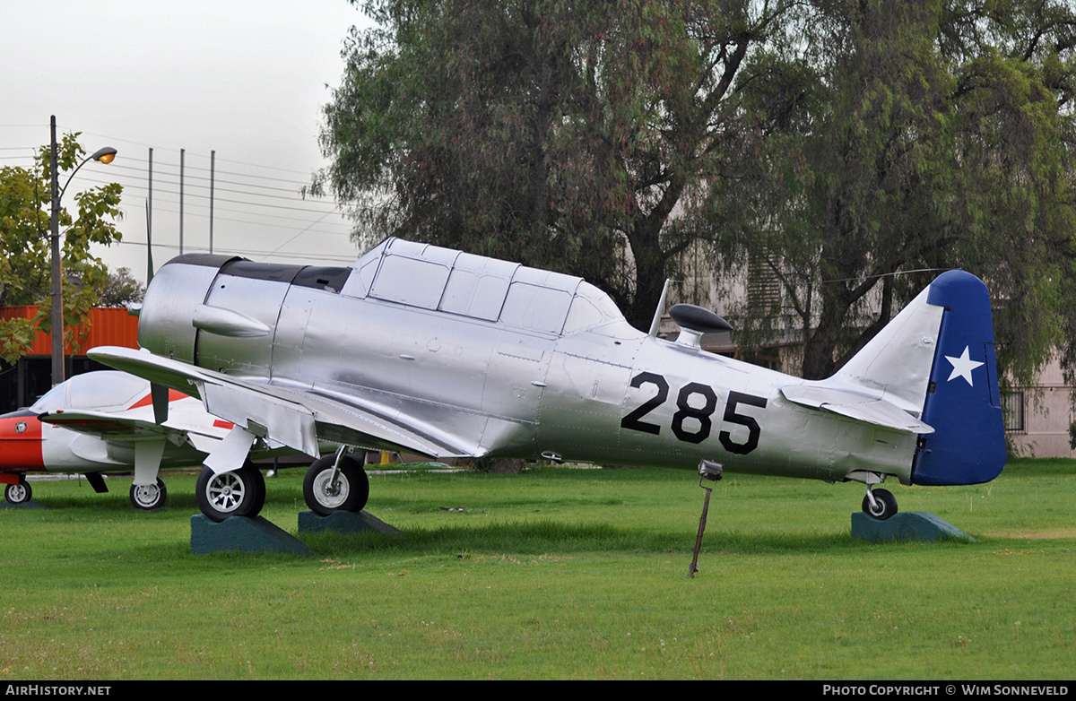 Aircraft Photo of 285 | North American T-6D Texan | Chile - Air Force | AirHistory.net #668172