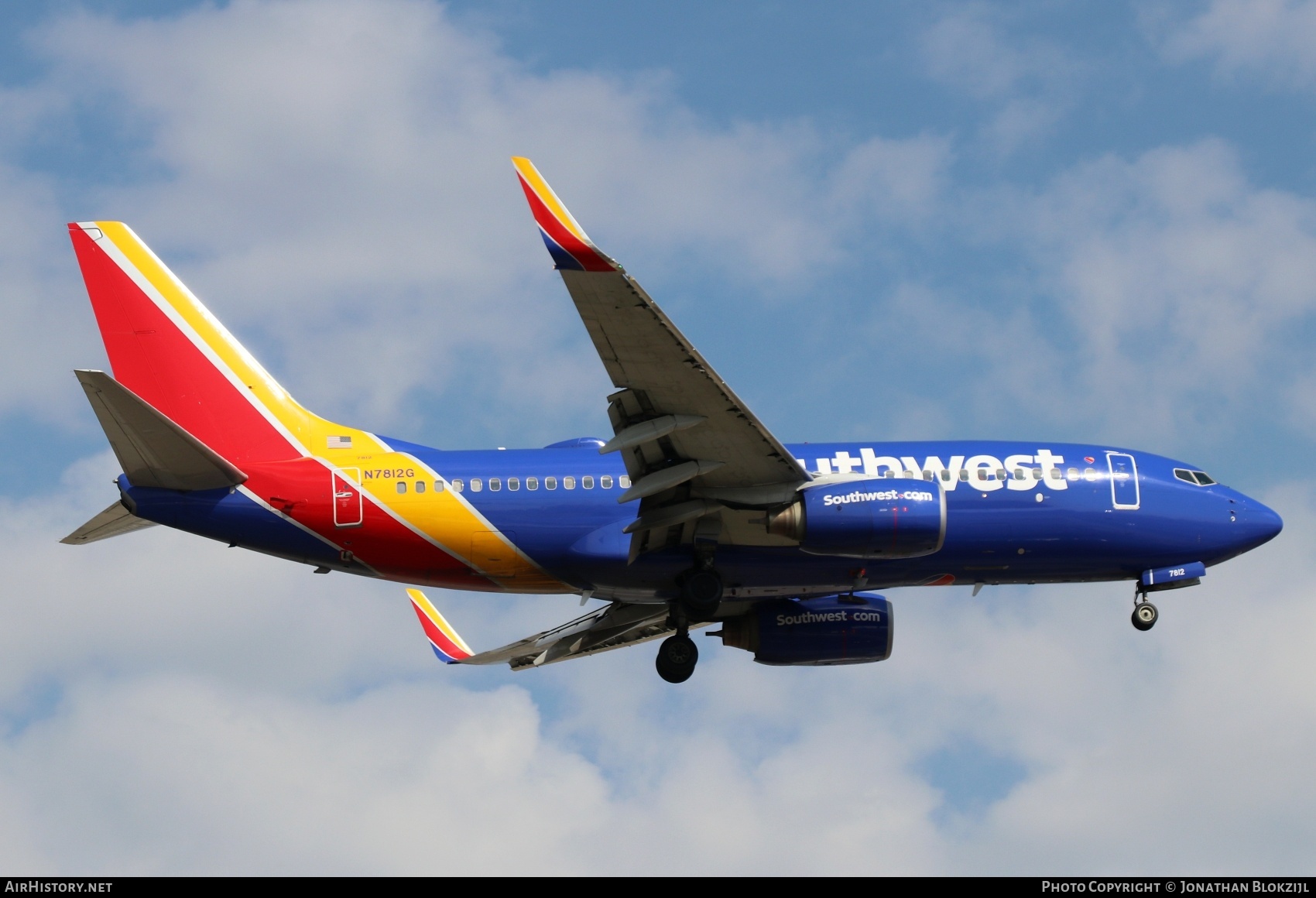 Aircraft Photo of N7812G | Boeing 737-76N | Southwest Airlines | AirHistory.net #668173