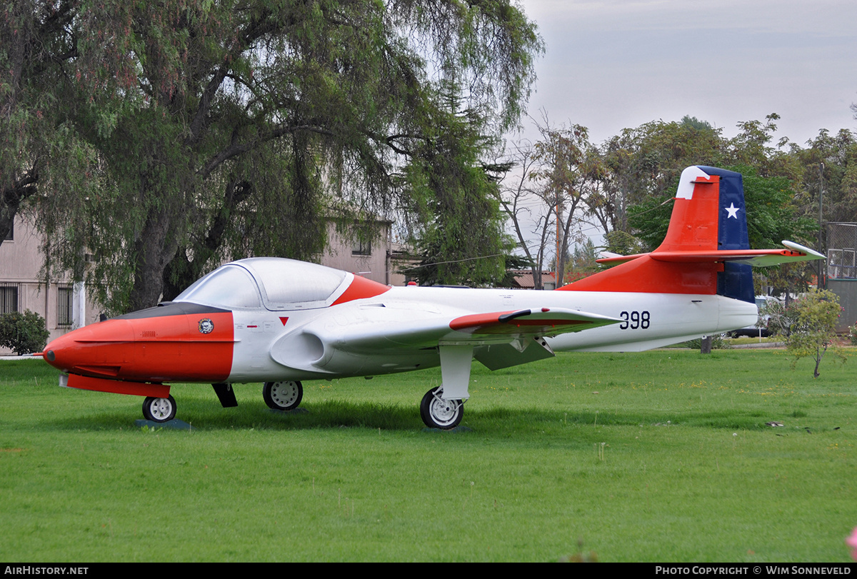 Aircraft Photo of 398 | Cessna T-37B Tweety Bird | Chile - Air Force | AirHistory.net #668189