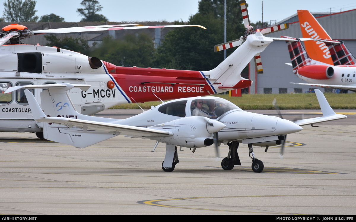 Aircraft Photo of G-SUEI | Diamond DA42-180 Twin Star | Sue Air | AirHistory.net #668194