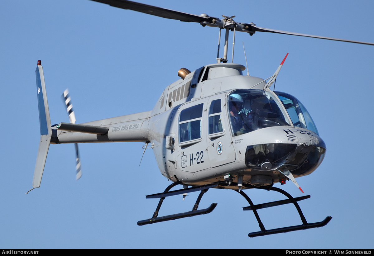 Aircraft Photo of H-22 | Bell 206B JetRanger II | Chile - Air Force | AirHistory.net #668205
