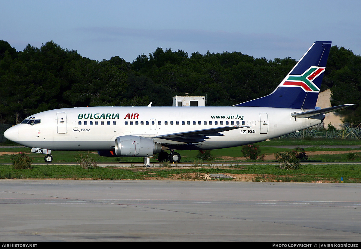 Aircraft Photo of LZ-BOI | Boeing 737-530 | Bulgaria Air | AirHistory.net #668225