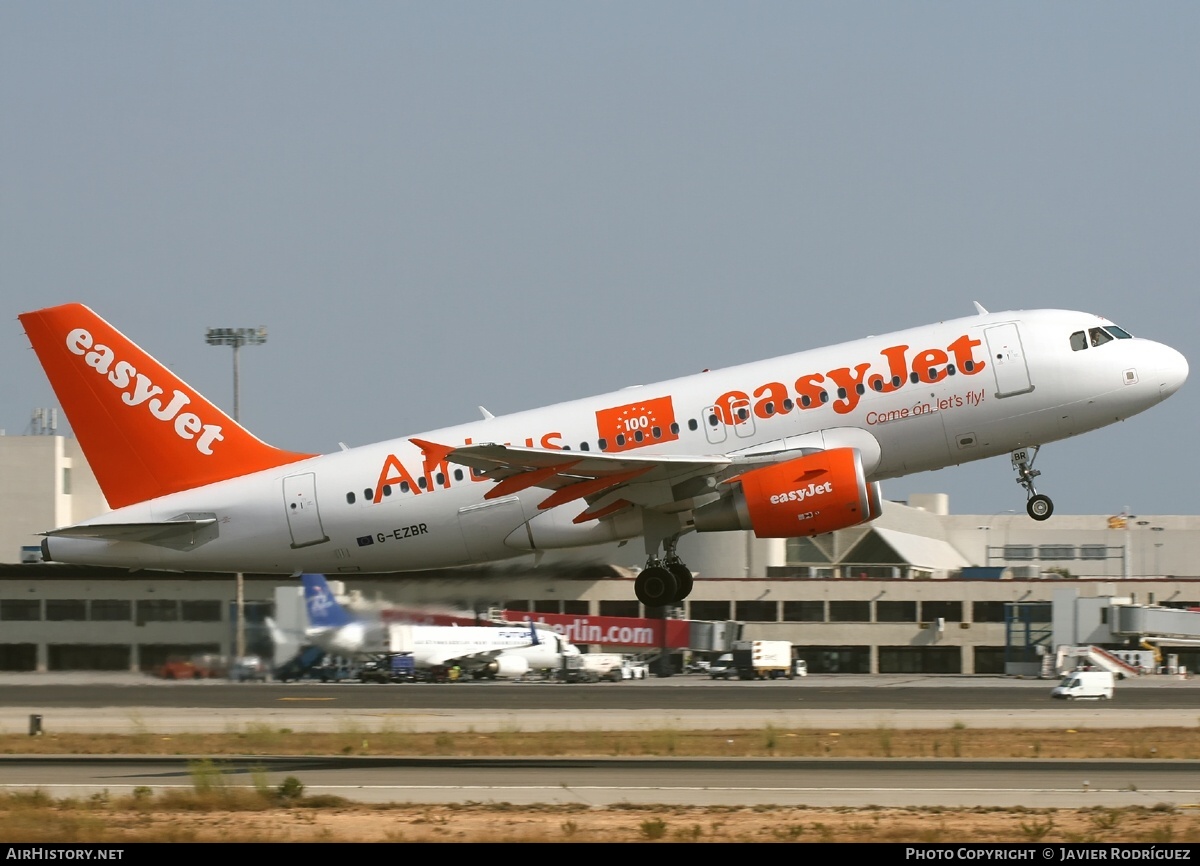 Aircraft Photo of G-EZBR | Airbus A319-111 | EasyJet | AirHistory.net #668239
