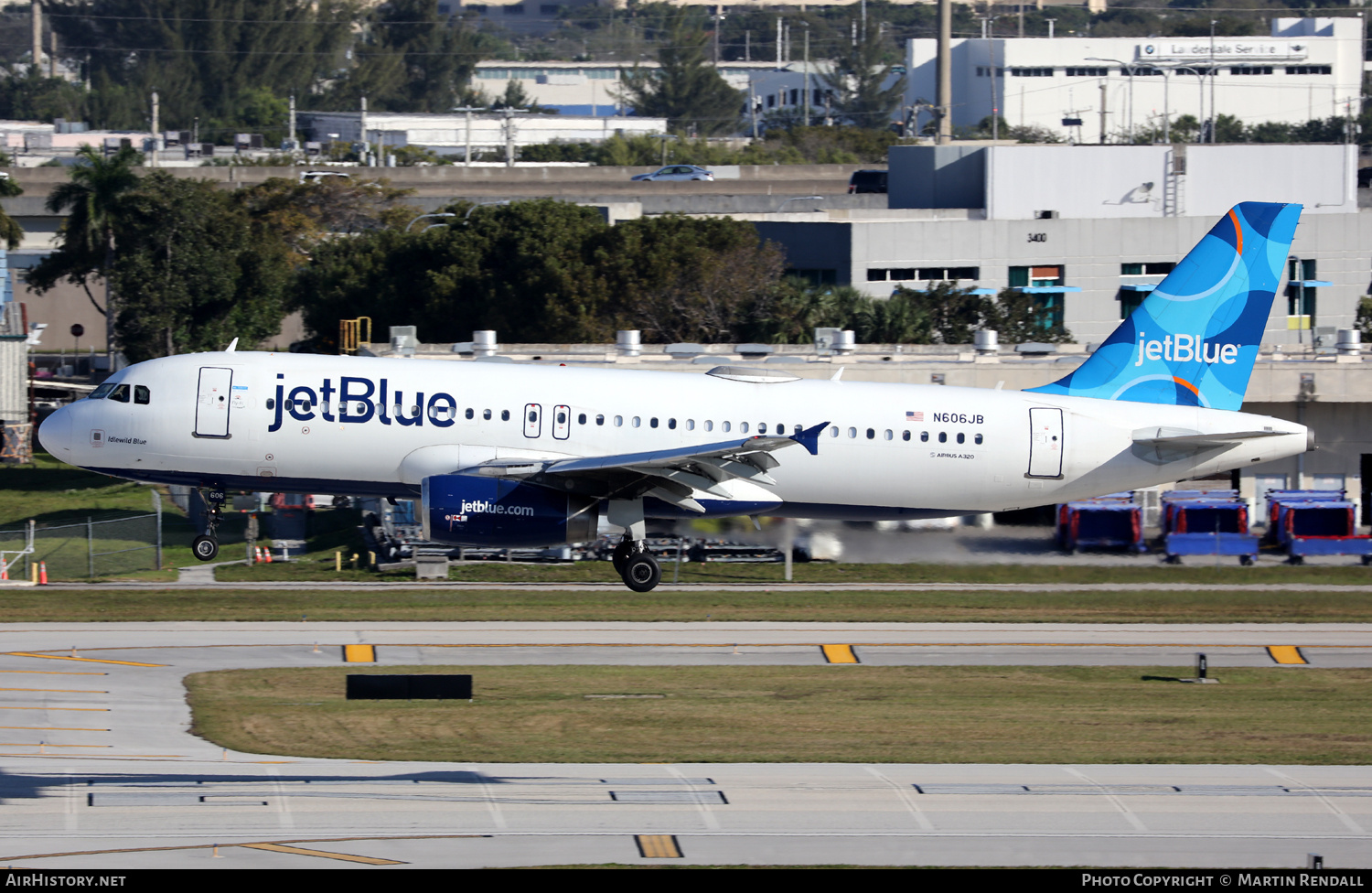 Aircraft Photo of N606JB | Airbus A320-232 | JetBlue Airways | AirHistory.net #668245