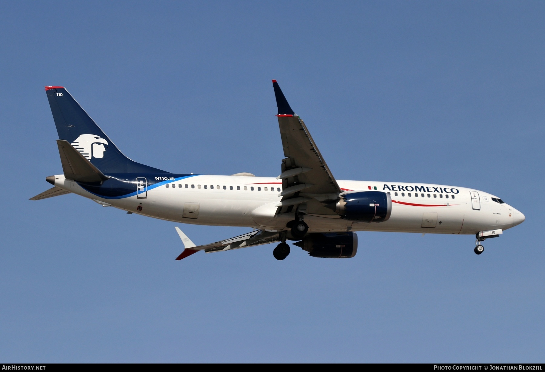 Aircraft Photo of N110JS | Boeing 737-8 Max 8 | AeroMéxico | AirHistory.net #668254