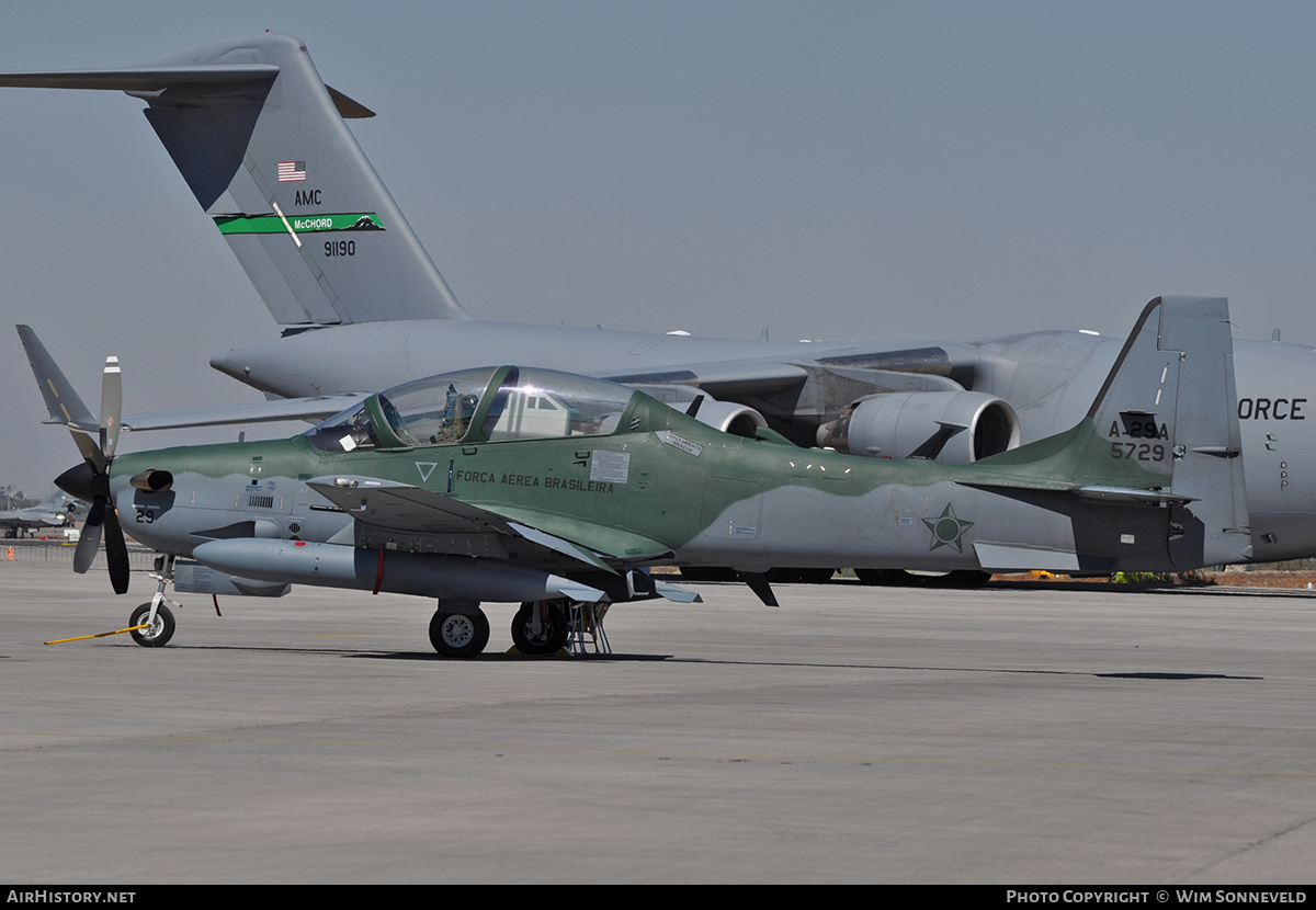 Aircraft Photo of 5729 | Embraer A-29A Super Tucano | Brazil - Air Force | AirHistory.net #668271