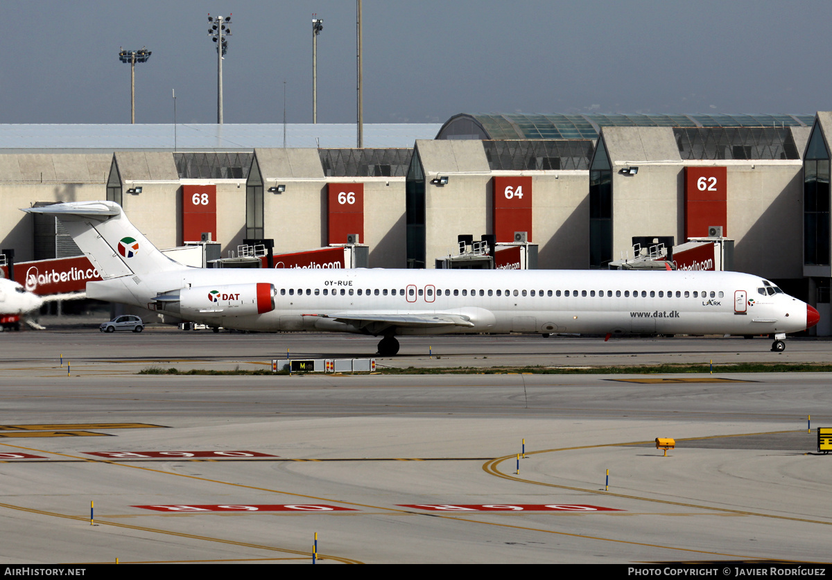 Aircraft Photo of OY-RUE | McDonnell Douglas MD-83 (DC-9-83) | Danish Air Transport - DAT | AirHistory.net #668280