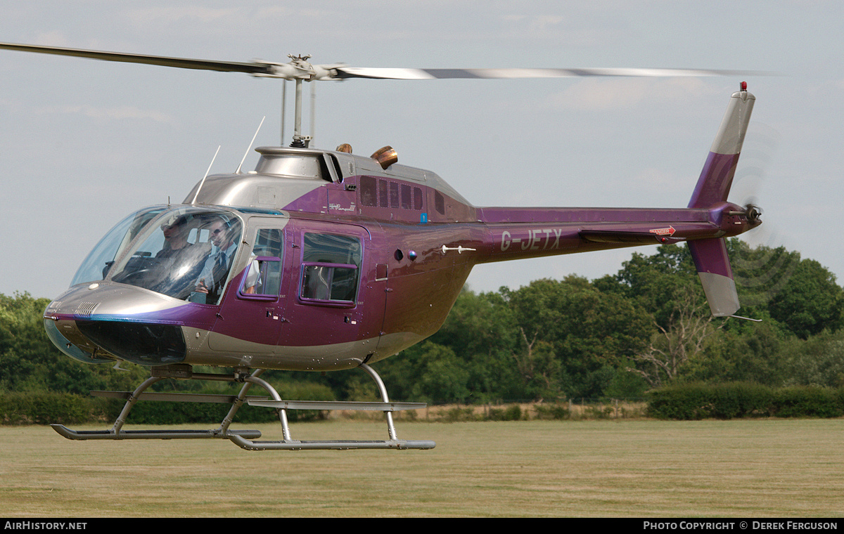 Aircraft Photo of G-JETX | Bell 206B-3 JetRanger III | AirHistory.net #668288