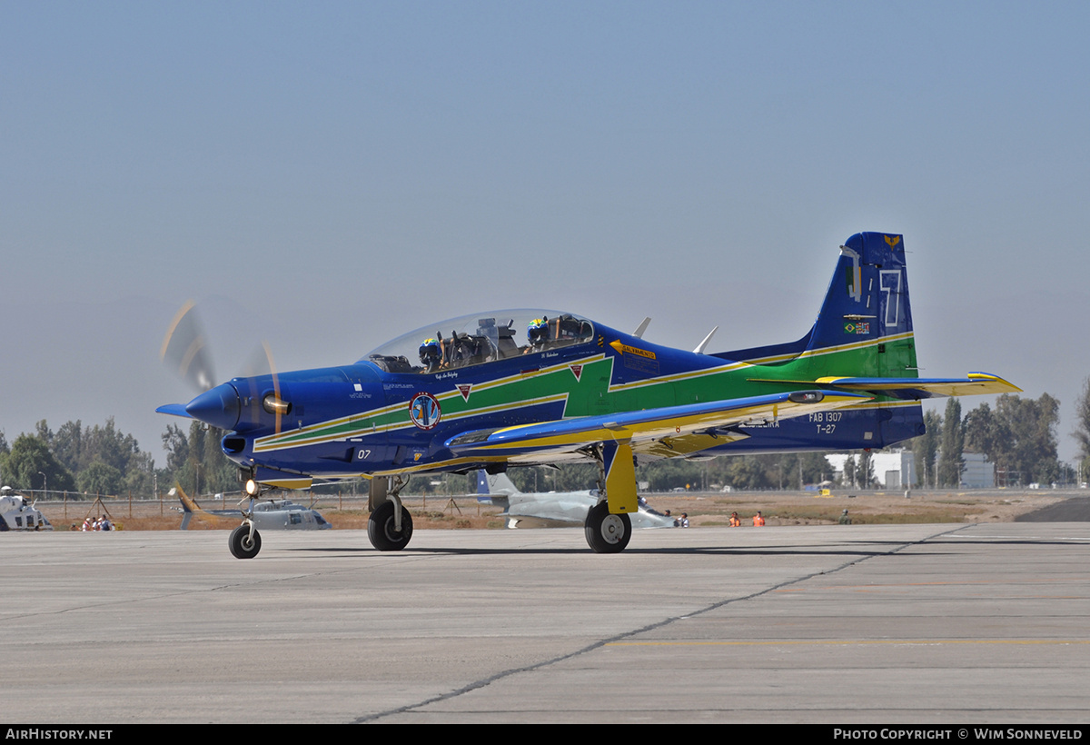 Aircraft Photo of 1307 | Embraer T-27 Tucano | Brazil - Air Force | AirHistory.net #668292