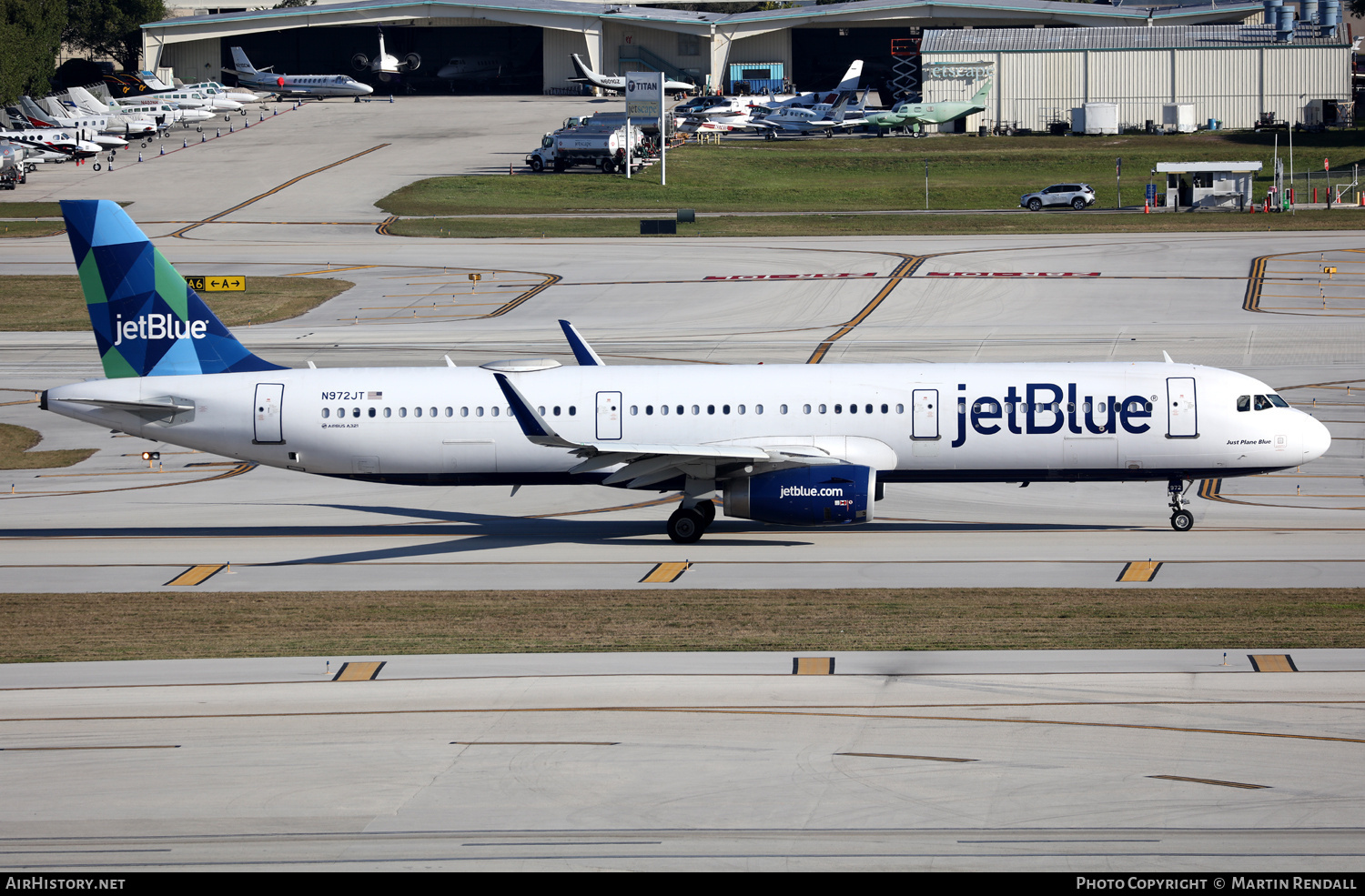 Aircraft Photo of N972JT | Airbus A321-231 | JetBlue Airways | AirHistory.net #668294