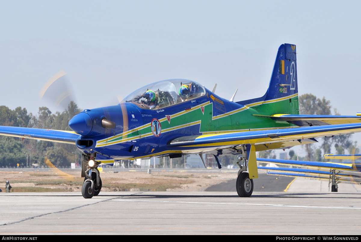 Aircraft Photo of 1326 | Embraer T-27 Tucano | Brazil - Air Force | AirHistory.net #668299