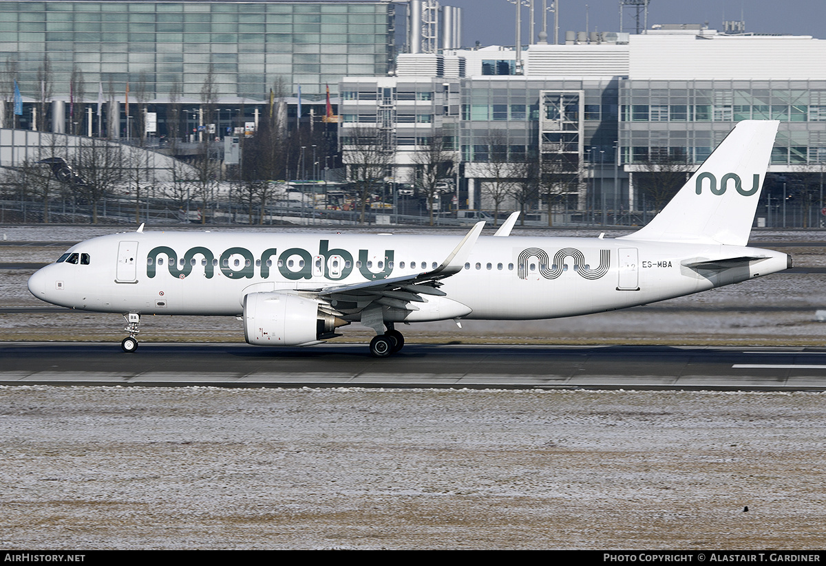 Aircraft Photo of ES-MBA | Airbus A320-271N | Marabu Airlines | AirHistory.net #668302
