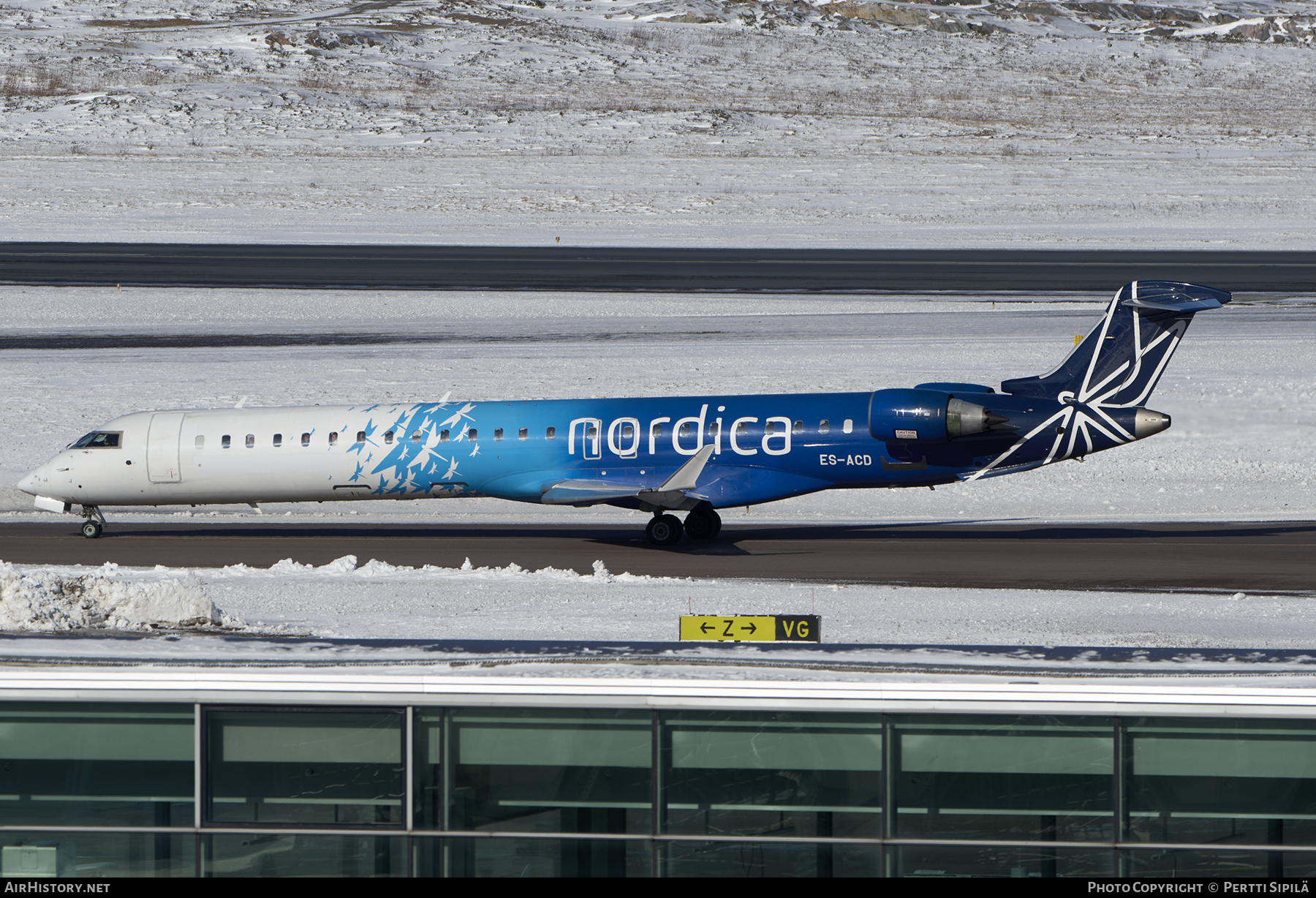 Aircraft Photo of ES-ACD | Bombardier CRJ-900ER (CL-600-2D24) | Nordica | AirHistory.net #668308