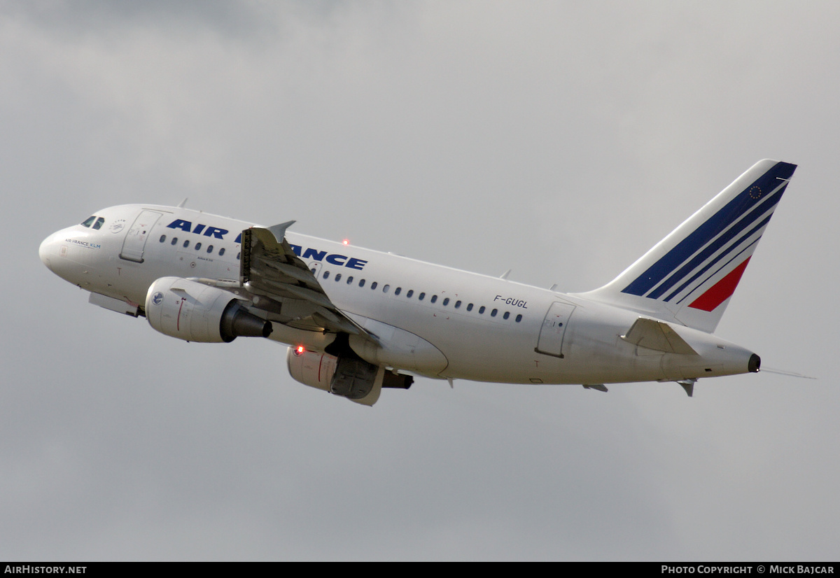Aircraft Photo of F-GUGL | Airbus A318-111 | Air France | AirHistory.net #668377