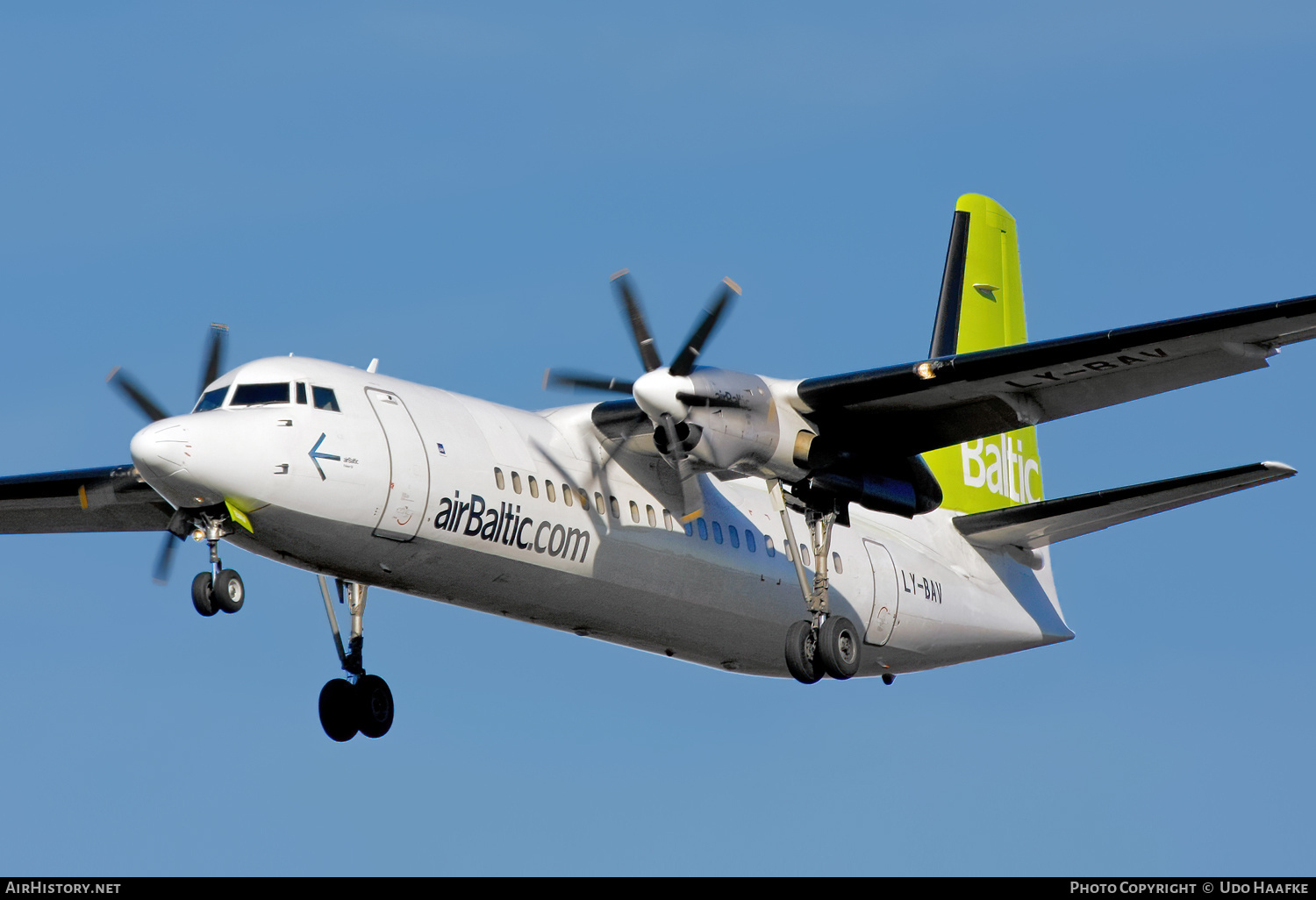 Aircraft Photo of LY-BAV | Fokker 50 | AirBaltic | AirHistory.net #668408