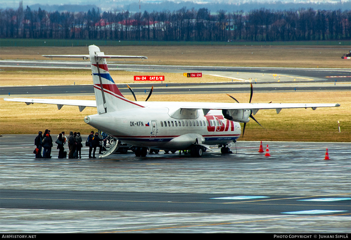 Aircraft Photo of OK-KFN | ATR ATR-42-500 | ČSA - Czech Airlines | AirHistory.net #668416