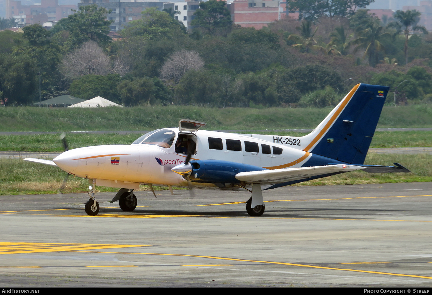 Aircraft Photo of HK-2522 | Cessna 402B | Pacifica de Aviación | AirHistory.net #668425