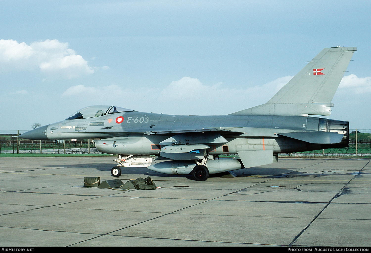 Aircraft Photo of E-603 | General Dynamics F-16A Fighting Falcon | Denmark - Air Force | AirHistory.net #668428