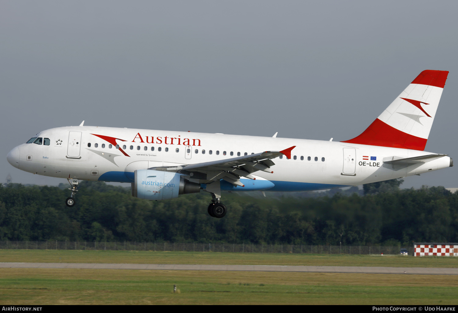 Aircraft Photo of OE-LDE | Airbus A319-112 | Austrian Airlines | AirHistory.net #668435