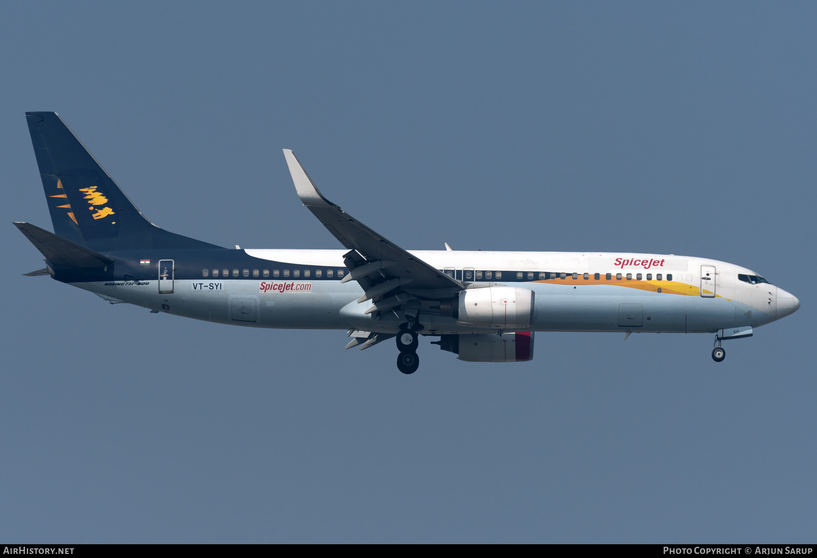 Aircraft Photo of VT-SYI | Boeing 737-8AS | SpiceJet | AirHistory.net #668464