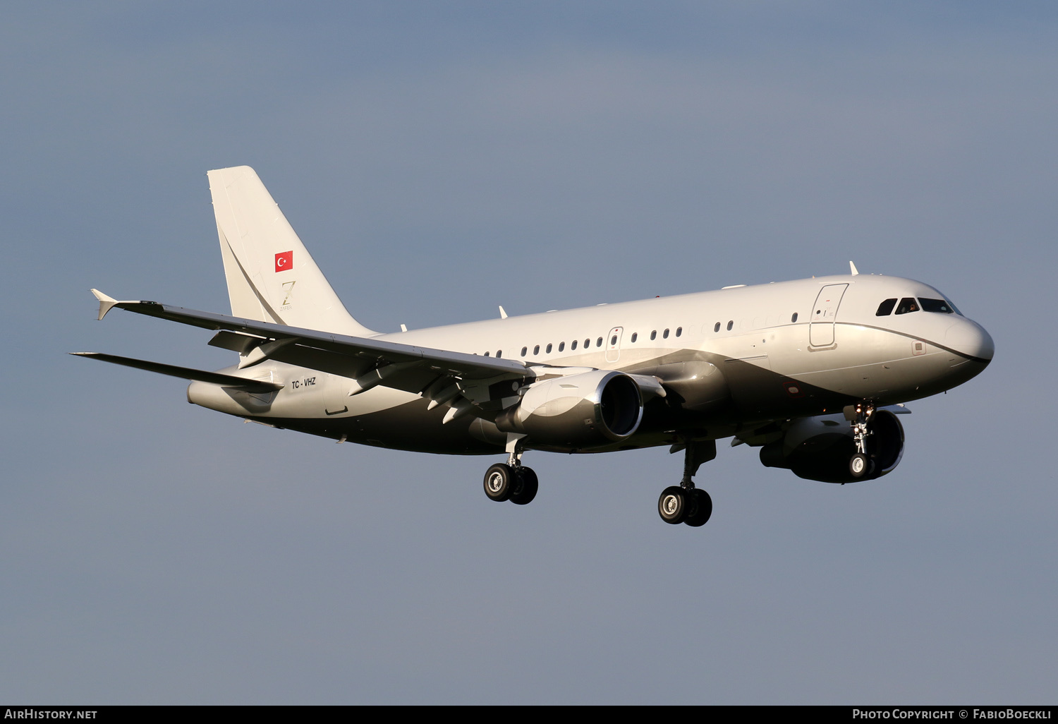 Aircraft Photo of TC-VHZ | Airbus ACJ319 (A319-115/CJ) | Zafer Air | AirHistory.net #668465