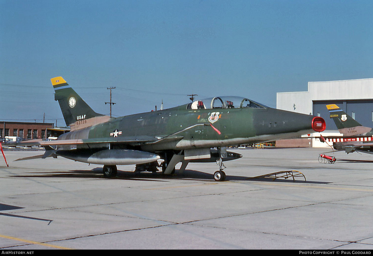 Aircraft Photo of 56-3739 / 63739 | North American F-100F Super Sabre | USA - Air Force | AirHistory.net #668492