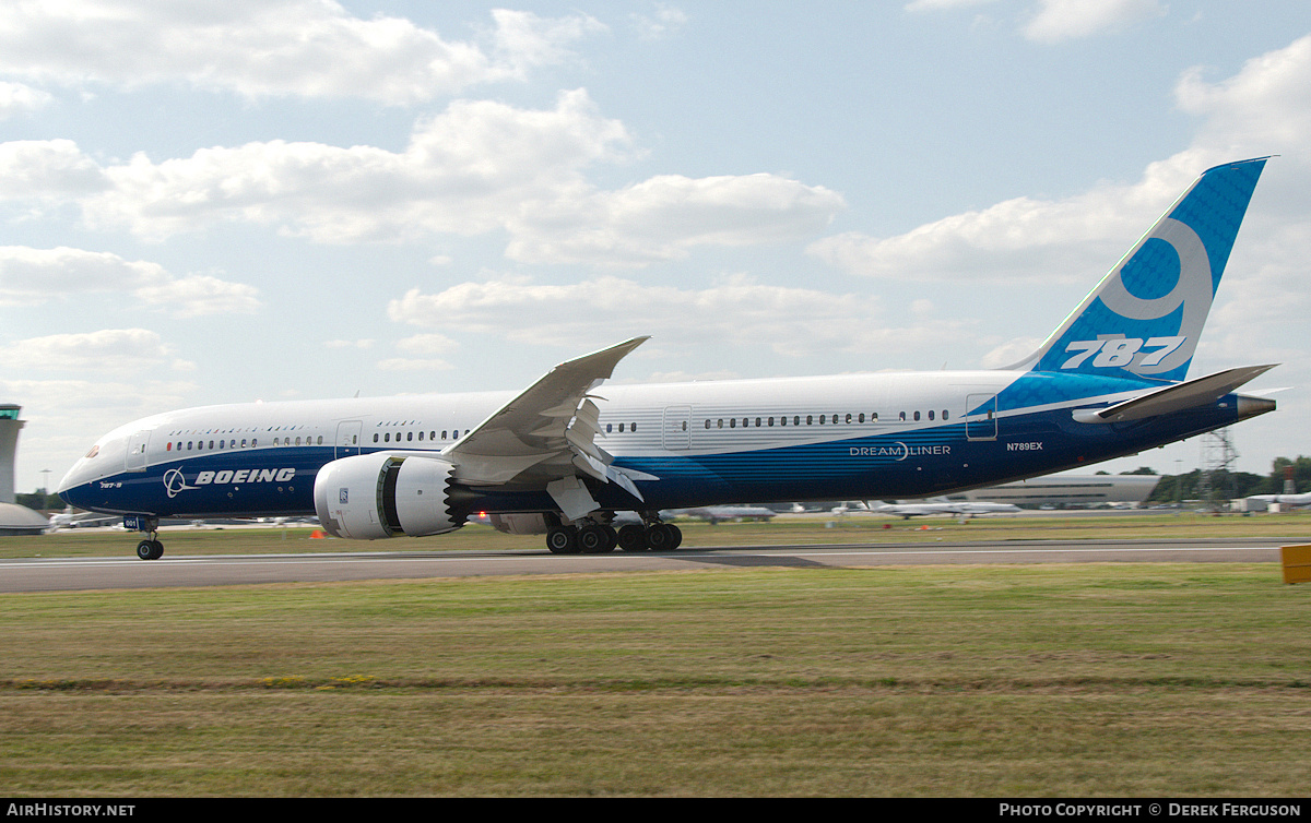 Aircraft Photo of N789EX | Boeing 787-9 Dreamliner | Boeing | AirHistory.net #668503