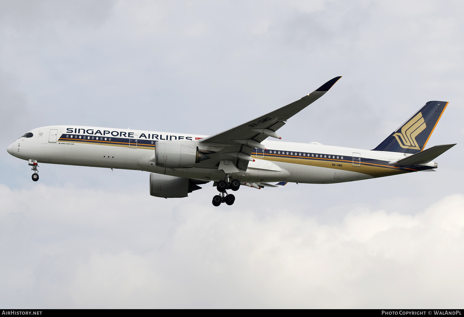 Aircraft Photo of 9V-SMO | Airbus A350-941 | Singapore Airlines | AirHistory.net #668505