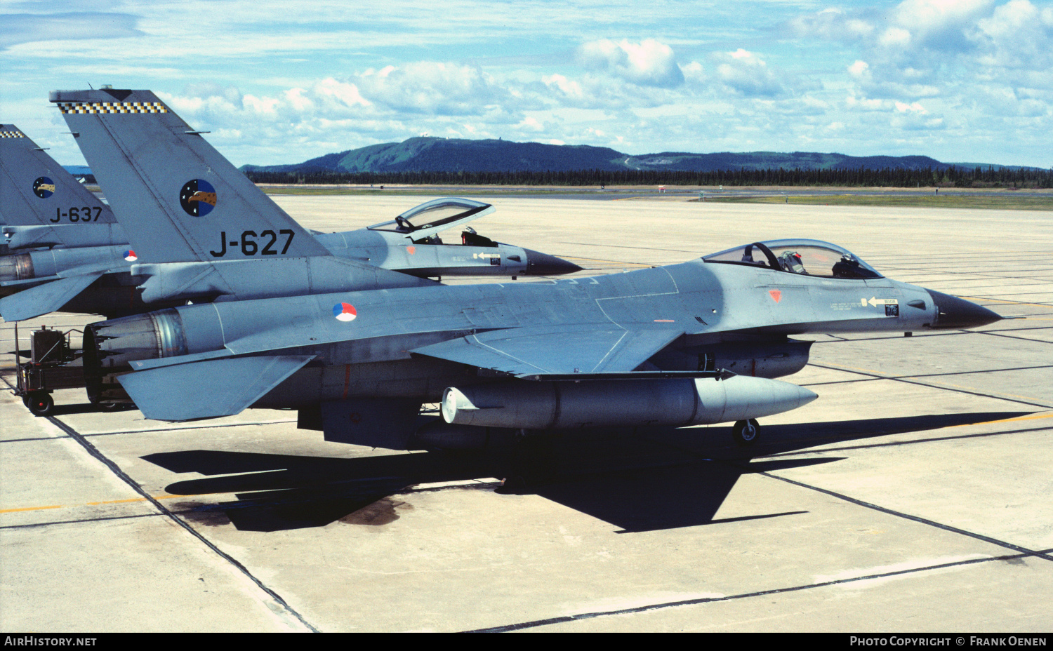 Aircraft Photo of J-627 | General Dynamics F-16A Fighting Falcon | Netherlands - Air Force | AirHistory.net #668511