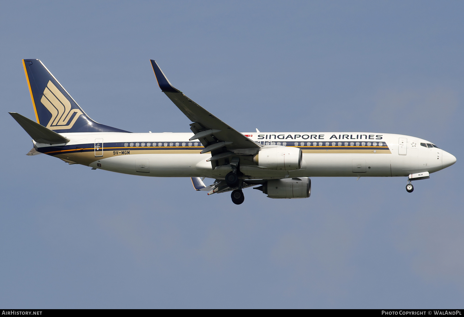 Aircraft Photo of 9V-MGM | Boeing 737-8SA | Singapore Airlines | AirHistory.net #668525