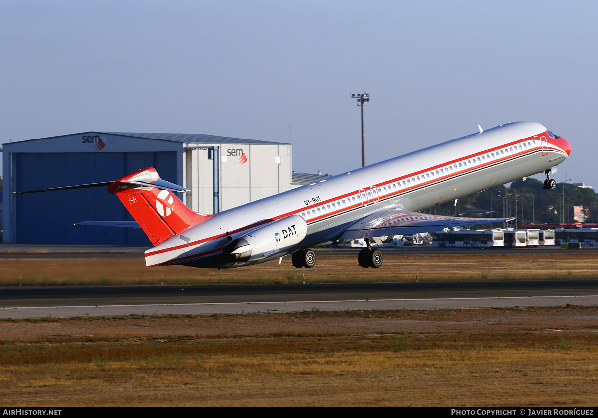 Aircraft Photo of OY-RUT | McDonnell Douglas MD-82 (DC-9-82) | Danish Air Transport - DAT | AirHistory.net #668536