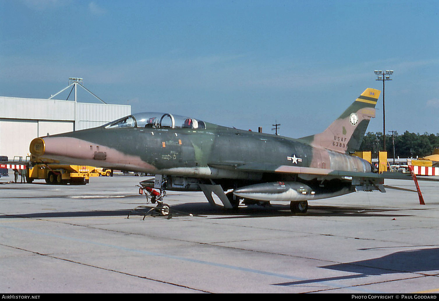 Aircraft Photo of 56-3891 / 63891 | North American F-100F Super Sabre | USA - Air Force | AirHistory.net #668549