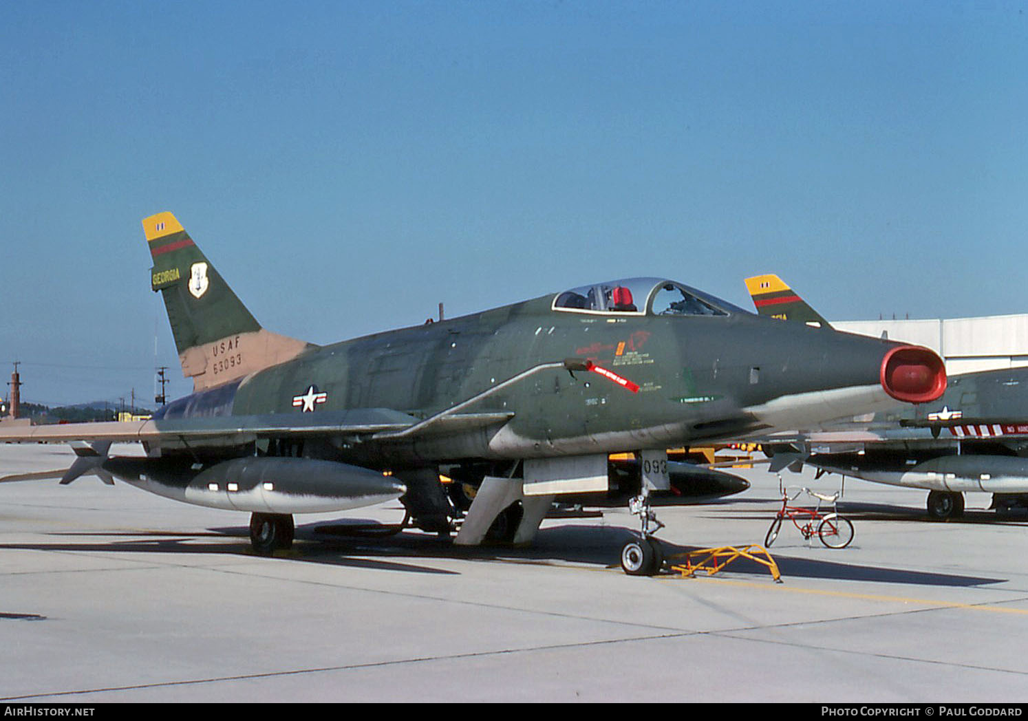 Aircraft Photo of 56-3093 / 63093 | North American F-100D Super Sabre | USA - Air Force | AirHistory.net #668550