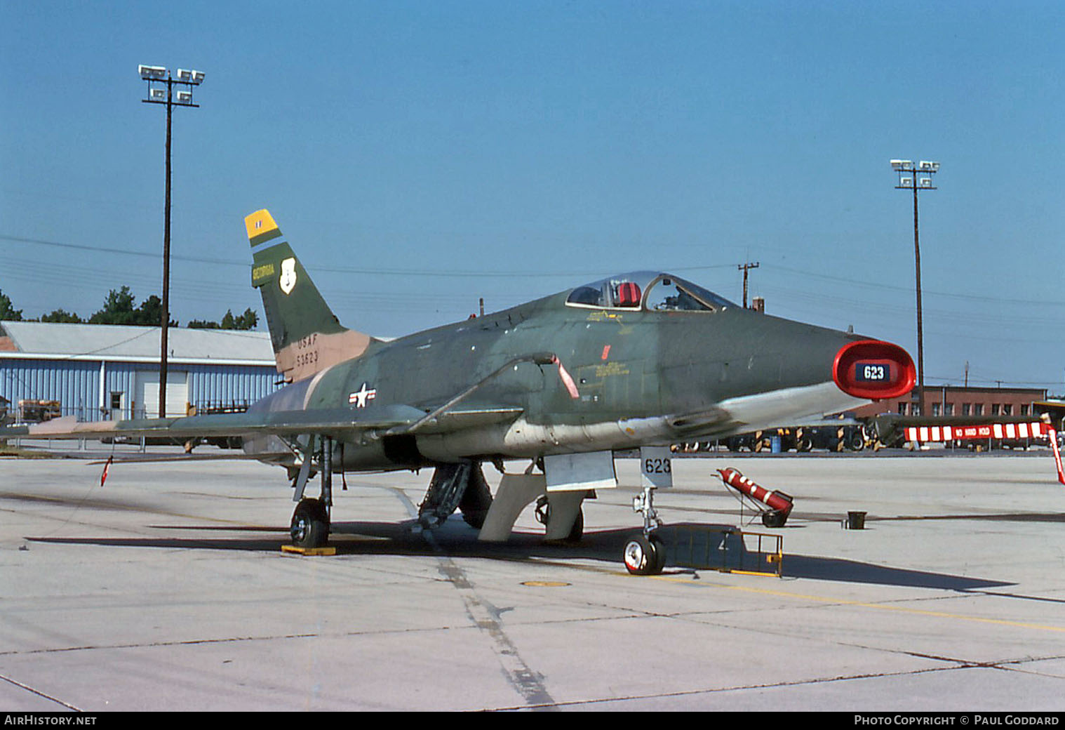 Aircraft Photo of 55-3623 / 53623 | North American F-100D Super Sabre | USA - Air Force | AirHistory.net #668569