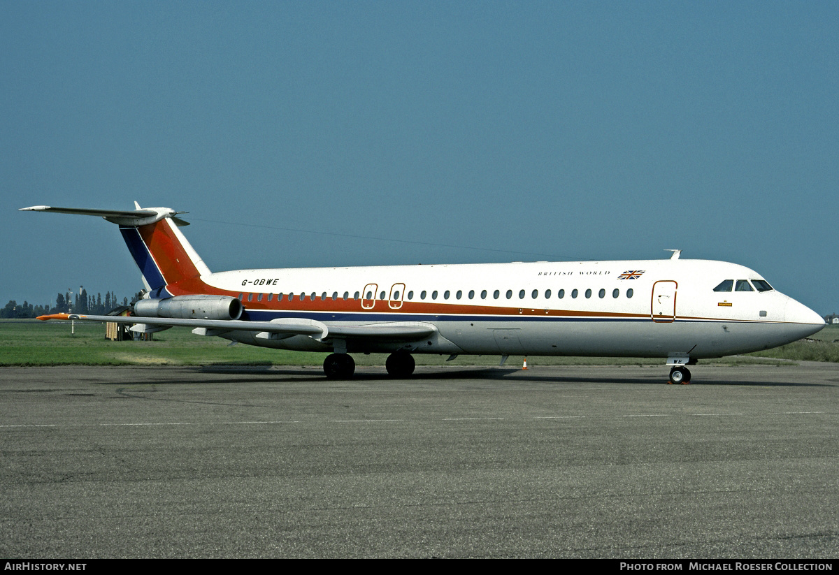 Aircraft Photo of G-OBWE | BAC 111-531FS One-Eleven | British World Airlines | AirHistory.net #668576