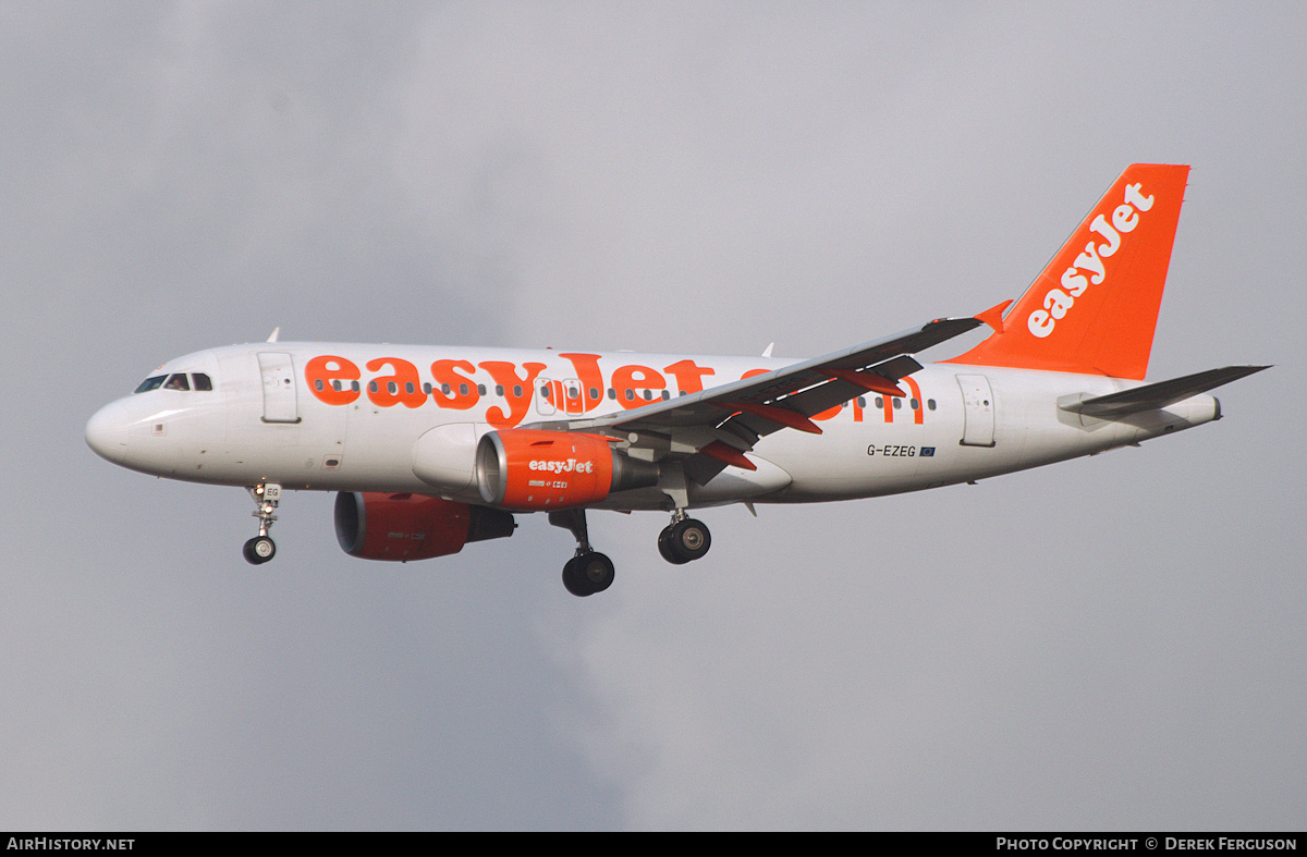 Aircraft Photo of G-EZEG | Airbus A319-111 | EasyJet | AirHistory.net #668578