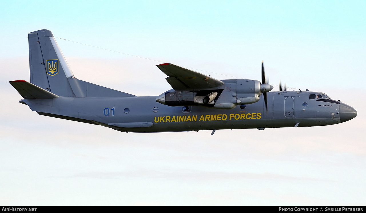 Aircraft Photo of 01 blue | Antonov An-26 | Ukraine - Air Force | AirHistory.net #668579