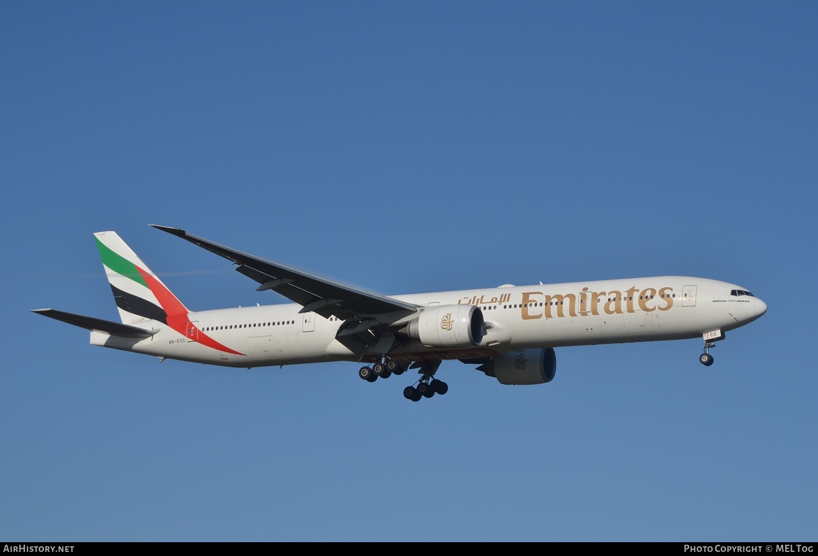 Aircraft Photo of A6-ECC | Boeing 777-36N/ER | Emirates | AirHistory.net #668614