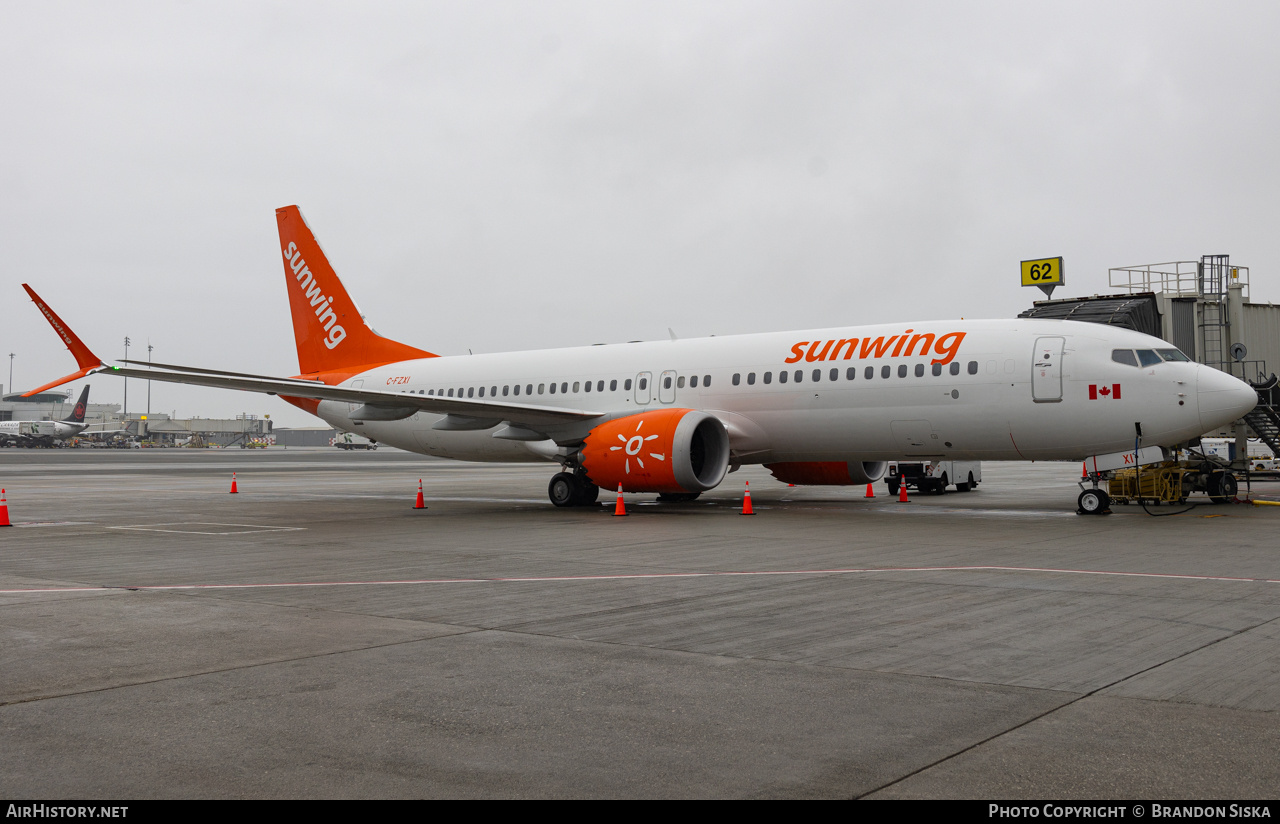 Aircraft Photo of C-FZXI | Boeing 737-8 Max 8 | Sunwing Airlines | AirHistory.net #668639