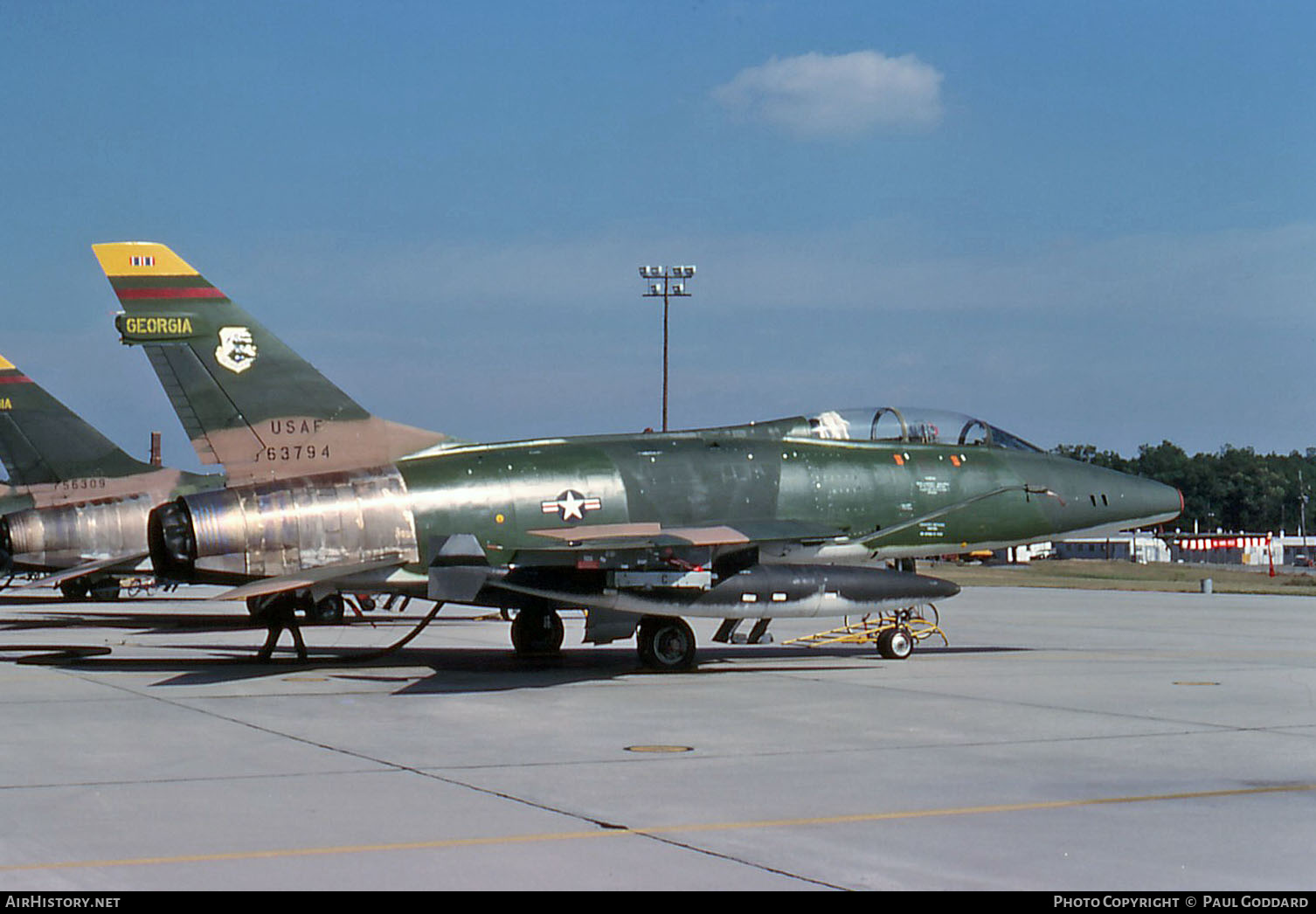 Aircraft Photo of 56-3794 / 63794 | North American F-100F Super Sabre | USA - Air Force | AirHistory.net #668643