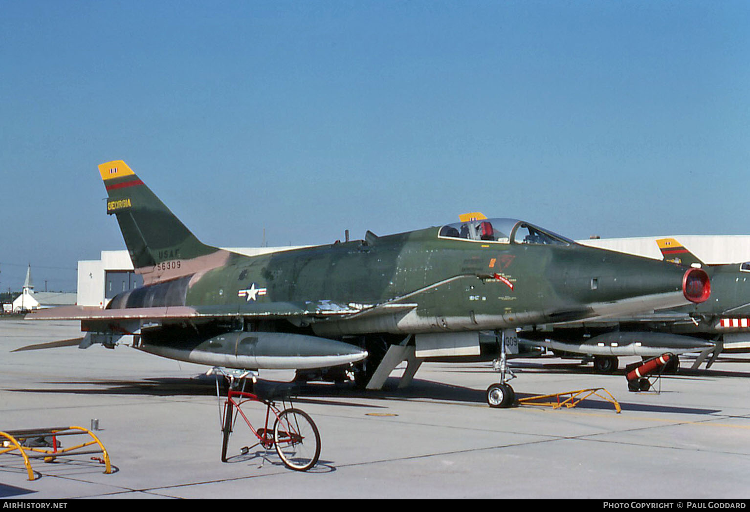 Aircraft Photo of 56-3309 / 56309 | North American F-100D Super Sabre | USA - Air Force | AirHistory.net #668646