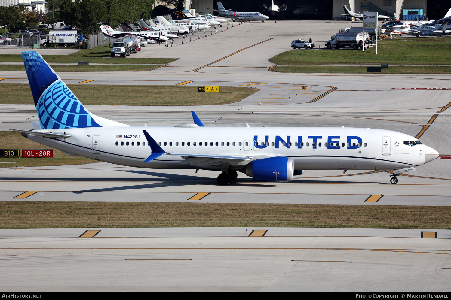 Aircraft Photo of N47281 | Boeing 737-8 Max 8 | United Airlines | AirHistory.net #668670