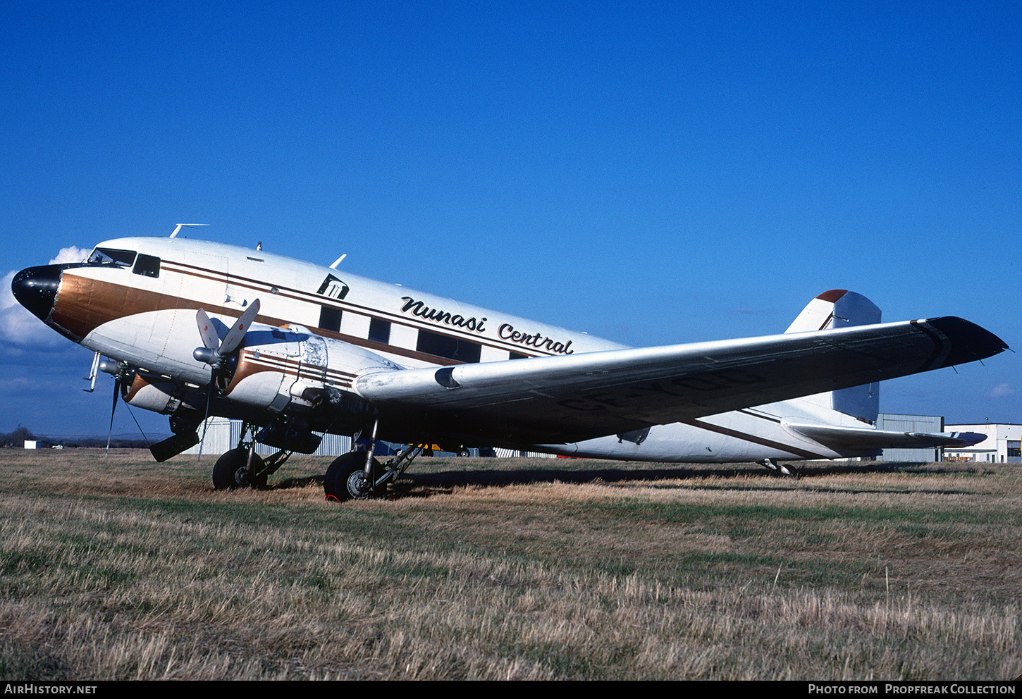 Aircraft Photo of CF-YQG | Douglas DC-3(C) | Nunasi Central Airlines | AirHistory.net #668688